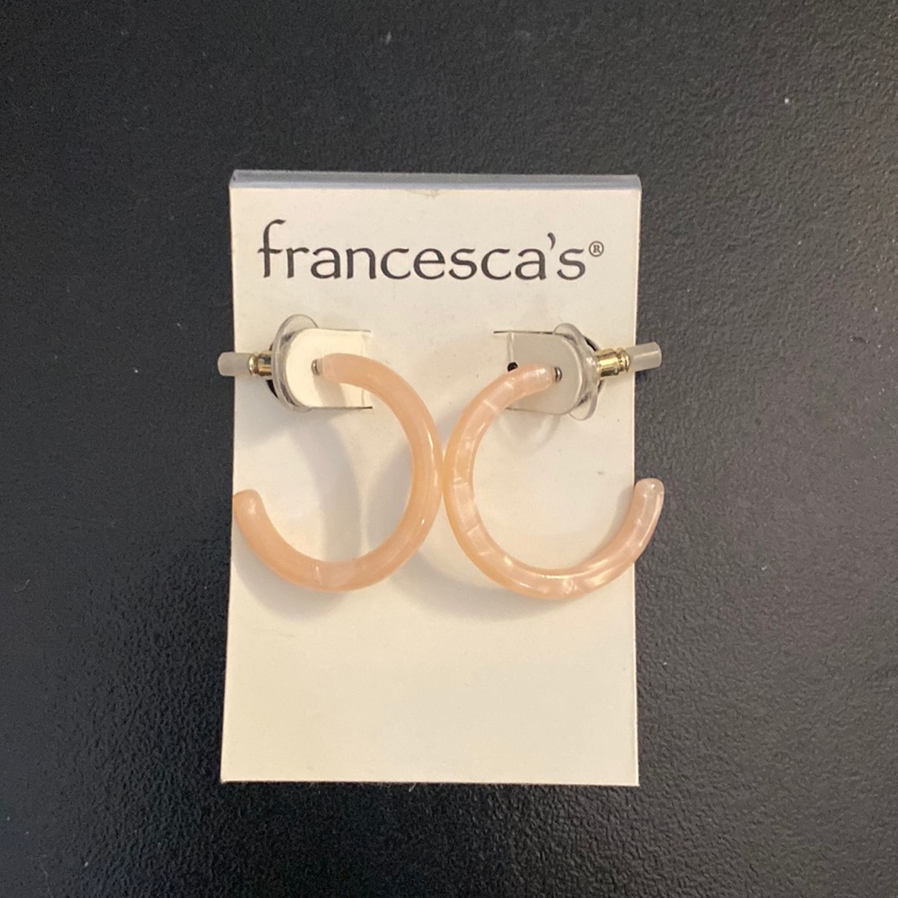 Francesca’s Pink Hoops O/S